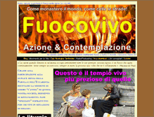 Tablet Screenshot of fuocovivo.org